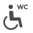 Accessible toilets icon
