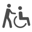 Icono de accesibilidad con ayuda